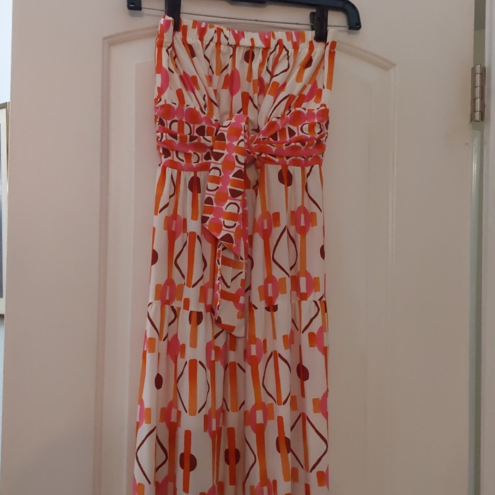 Donna Morgan tie waist maxi dress - New w/o tags